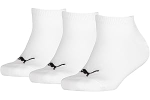 Puma Unisex Kinder Kids Plain Sneaker Socken (3er Pack)