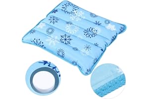 DIOCHE Cooling Mat, Cool Pillow Ice Pillow, Water Filling Ice Pillow Chair Pad, Multifunctional Children Adult Waterproof Ice Pillow Water Seat Cushion Baby, Children, Student, Office, Car, Travel(#3)