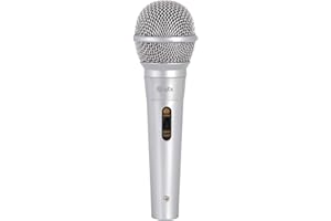 QTX Handheld Dynamic Singing Microphone Silver