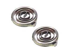 sourcing map Resorte De Taladro De Banco Ensamblaje Del Muelle Helicoidal De Retorno 680mm 42X6X0.65mm 2Pcs