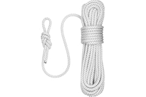 PARAGON MAGNETS Paragon Rope with Loop. 8mm Diameter Heavy Duty Marine Grade Floating Rope. Water and UV Resistant. Flexible, Tough and Lightweight. Magnet Fishing, Sailing, Expedition, Outdoor