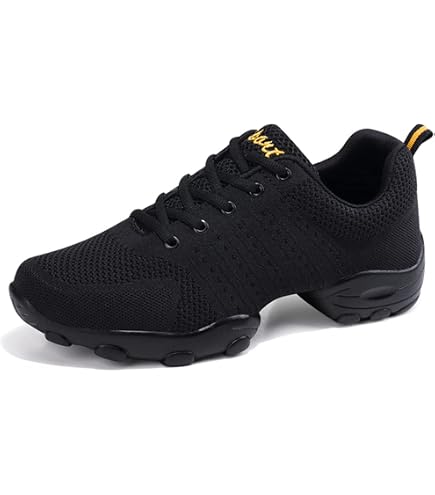 ForceRoute Chaussures De Danse Jazz Homme - Baskets Légères Semelle Fendue Respirantes