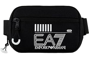 Emporio Armani EA7 marsupio uomo black - white logo