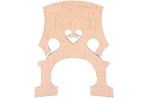 DILWE Ponticello per violoncello, in legno d’acero, per 3/4 e 4/4, parti di ricambio fai da te, accessori per strumenti musicali, 4/4