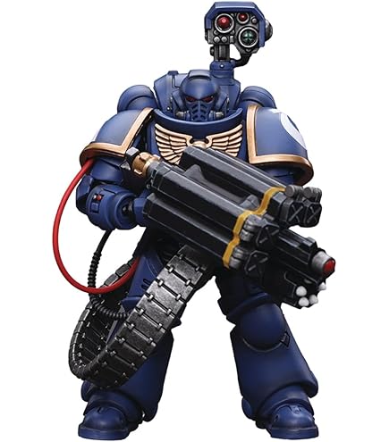 Joy Toy Action Figure Warhammer 40k Scala 1/18 - Modello JT7844 Con Accessori E Mani Intercambiabili, Plastica, Multicolore - 5