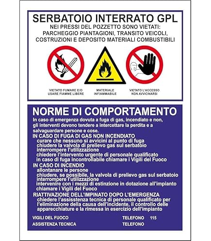 Cartello Segnaletico Pericolo Gas Infiammabile - Adesivo O Pannello | Resistente Agli Agenti Atmosferici - Foto 11