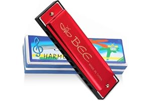 TAIMEIMAO Armonica a Bocca Bambini,Blues Harmonic 10 Fori,Armonica Diatonica in do per Principianti,Può Essere Utilizzata Come Regali Di Compleanno,Regali Scolastici,Souvenir Per Le Vacanze