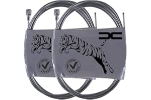 cyclingcolors 2X Cable DE Frein Velo Route Avant Arriere Tete Poire Qualite Acier Cycle Ville