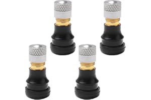 Hioip 4Pcs Valve d'air de Pneu sous Vide, Valve de Pneu Tubeless pour Trottinette, Pneu Valve Extension Adaptateur Compatible avec Trottinette Ninebot Max G30, M365 Pro/Pro 2/1S (27mm)