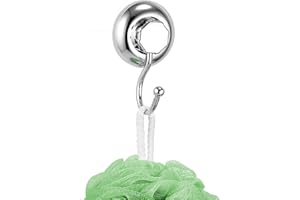 MaxHold Crochet à Ventouse - Système de Vide - Pas de Perçage - Crochet pour Peignoir en Acier Inoxydable - Crochet pour Serviette pour Salle de Bains et Cuisine