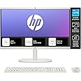 HP All-in-One Desktop Intel® Core™ i3-N300,21.5 inch(54.5cm),FHD,Anti-Glare,8 GB DDR5, 512GB SSD,White Wireless Keyboard and Mouse Combo,White, Windows 11, 4.17kg,22-dg0786in