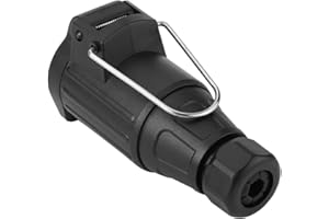 Qiilu 12V 13 Broches coulées Longues en Plastique Bande-Annonce enfichable Adaptateur pour connecteur de câblage Caravane Attelage Remorquage