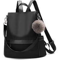 icemart® Girls Fashion Backpack Cute Mini Leather Backpack Purse for Women (Black) PG-0033