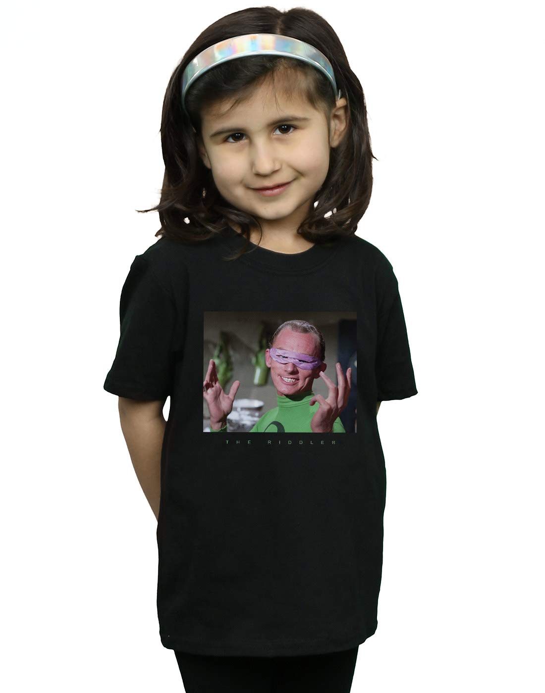 DC-Comics-Mdchen-Batman-TV-Series-1966-Riddler-Photgraph-T-Shirt