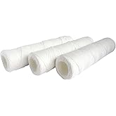 AQUAWATER - 105004 - Pack of 3 anti-sediment wound filter cartridges - 20 microns standard size 10"