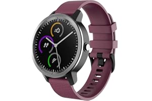 FunBand Kompatybilny z zegarkiem Garmin Vivoactive 3, 20 mm, miękki silikonowy zamiennik paska na nadgarstek, pasuje do smartwatcha Garmin Vivoactive 3 Music / Forerunner 645 Music / Vivomove HR