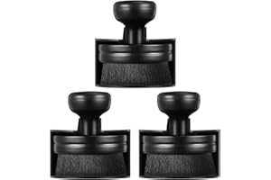 PRZRAO 3 Stück Reifenglanz Applikator Bürste Mit einem Handtuch, Auto Reifenpflege Bürste mit Ständer, Reifenglanz Bürste, Reifen Glanz Detailing Pinsel Für strahlend autoreifen lüftungsöffnungen Interieur