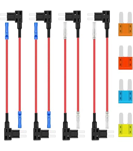 5x Presa Accendisigari Auto Femmina 12V/24V Con Cavo 35cm – Adattatore Universale