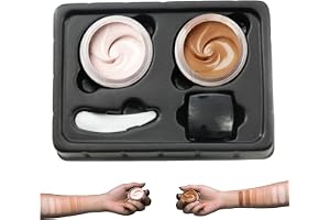 Tatueringsskydd, vattentätt, 10 g, tvåfärgad tatueringsskyddskoncealer, svettbeständig, vattentät concealer för ärr, fläckar och vitiligo