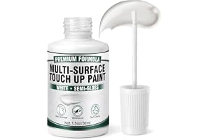 Vit Bättringsfärg 30ml Emaljfärg för Reparation av Flera Ytor
