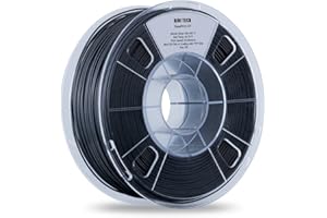 QIDI TECH PA12-CF Nylon Filamento Stampante 3D 1.75 Nero, Filamento Nylon Fibra di Carbonio Bobina 1.75mm 1Kg,Alta Resistenza,Alta Precisione,Nessuna Deformazione