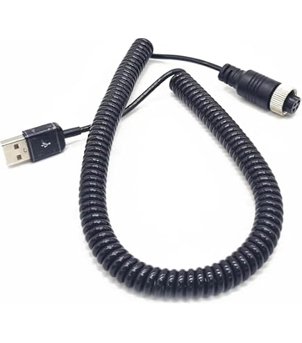 Aiqeer 5 Pièces 4 Broches GX12 Aviation Connecteur, 12 mm Fileté