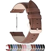 Fullmosa Cross Leather Replacement Watch Strap 20mm Com...