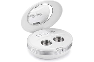 ‎BLUMWAY BlumWay Ultraschall Kontaktlinsenreiniger mit USB-Ladegerät, klein und tragbar, weiche Linse für die Entsorgung von Ablagerungen, harte Linse, Kontaktlinse, farbige Linse, RGP-Linse und OK-Linse