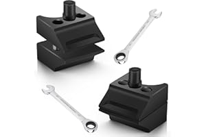Avutrel Suspension Strut Spreader Tool, Car Suspension Split Hub Steering Knuckle Spreader, Universal Automotive Strut Spreader Tool(With Wrench) 2Pcs