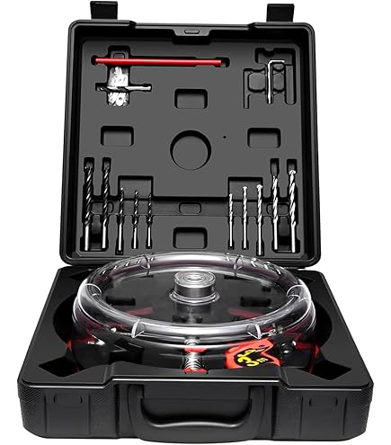 30 300Mm Cerchio Regolabile A Tazza Set Di Punte Trapano Fai Te - Foto 2