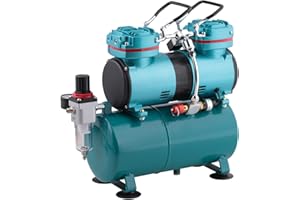 AMUR Powerfull Professional Airbrush Compressor AIRBRUSHKOMPRESSOR with 2 Selectable Power Settings