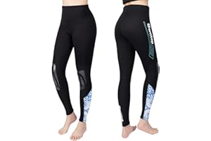 Owntop Pantalones de Neopreno para Hombres Mujeres Jóvenes - 3MM Trajes de Baño Térmico, Mallas de Traje de Buceo Protección Solar UV 50+ para Esnórquel, Buceo
