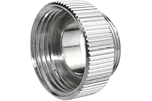 CORNAT TEC386307 adapter M22x1ETx3/4it Mässing krom, silver, M22 x 1 utvändig gänga x 3/4 tum invändig gänga