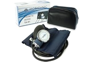 Mobiclinic, Tensiómetro de brazo, Doble Salida, Incluye Estuche, Medidor de tensión aneroide, Medición Presión arterial, Marc