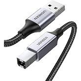 Ugreen USB-A to USB-B 2.0 &Ouml;rg&uuml;l&uuml; Yazıcı Kablosu 3 Metre