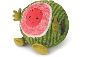 COZY NOXXIEZ Plush Hand Warmers Fruit Cuddly Soft Cushion For Kids & Adults - Watermelon