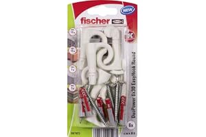 fischer PROFI-BOX SX-pluggar, plugglåda med 132 expansionspluggar (60 st. 6 x 30, 60 stycken 8 x 40, 12 stycken