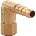 DESCTIDY Gas Stove Part | Gas Stove Brass Revolving Nozzle Size 1/4" BSPT x 8 MM Pack of 1