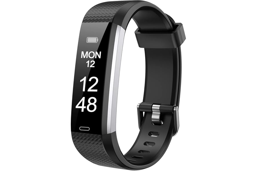 Runlio Fitness Tracker with Sleep Monitor, Activity Tracker with Step and Calories Counter, IP67 Waterproof Fitness Watch with Pedometer, Stopwatch for Women Men