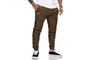 AlvaQ Pantalones De Trabajo Hombre Pantalon Chandal Hombre Joggers Largos Pants Cargo Hombre De Ocio con Bolsillos