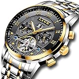 ✔Bewegung: Mechanischer Handwind, automatischer Selbstwind; Arbeit durch die Bewegung Ihres Handgelenks, wenn Sie es tragen; Ohne eine Batterie