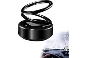 WLWWCX AEXZR Mini radiateur cinétique portable, radiateur cinétique AEXZR, mini chauffage cinétique portable AEXZR, rotation à 360 degrés, pour véhicules, salons, salles de bains (noir)