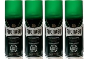 FEI FAN SCHIUMA DA BARBA RINFRESCANTE con olio di eucalipto e mentolo, 100ml. (4 Unità)