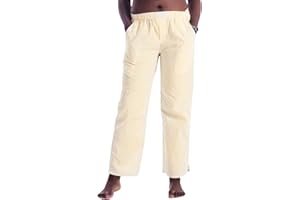 LERRITA Femmes Y2K Pantalon en Lin rayé Pantalon décontracté Pantalon Palazzo à Carreaux avec Taille élastique Pantalons de Pyjama Casual Jambes Larges Pantalons de Salon à Cordon de Serrage Streetwear