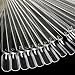 Well-Goal 50pcs Nail Tips Sticks Polish Display Fan Nail Art Tips Display Practice Wheel Tool