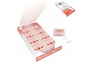 SCHWERTKRONE Hornhauthobel Klingen/Ersatzklingen Solingen für Hornhauthobel - rostfrei 100 Stück/einzeln verpackt Zusatz