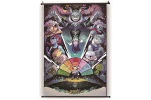 TAINSI Undertale-Póster de rollo de tela de pared Fabric Scroll Póster Wall Decoración Perfect For Bedroom 30x45cm (12x18 inch)