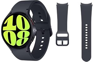 Samsung Galaxy Watch6 4G LTE, 44 mm + Correa de recambio - Smartwatch, Control de Salud, Seguimiento Deportivo, Negro (Versión Española)
