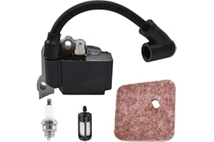 ZAMDOE 4140 400 1308 Ignition Coil for Stihl FS38 FS55 FS45 FS46 FC55 HL45 HS45 KM55 Edger Brushcutter Hedgetrimmer Engine Replace 4140 400 1307 (After 2001)