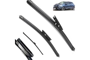 AUTOZONEA Spazzole tergicristallo anteriori posteriori compatibili con Renault Clio 4 2012-2019 parabrezza parabrezza anteriore 26"+14"+10" 2015 2016 2017 2018